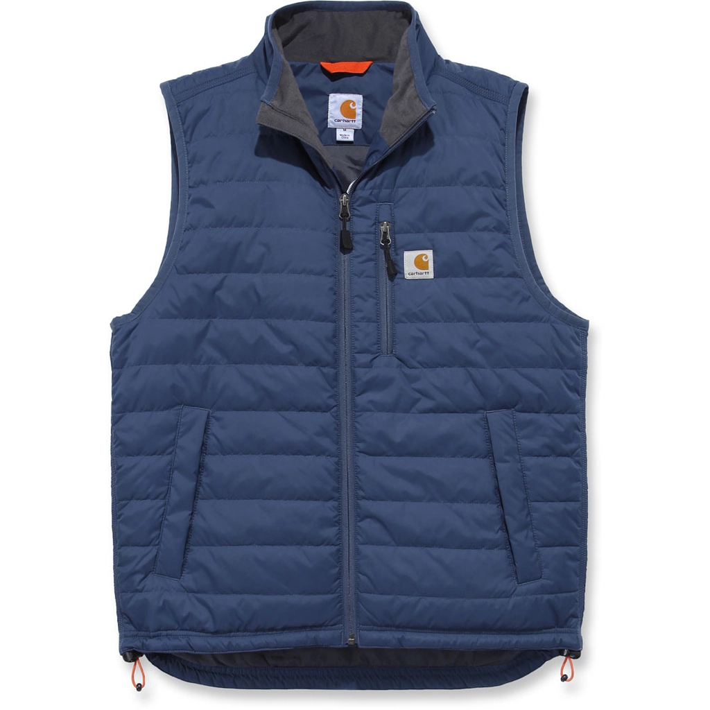 Carhartt WIP Mens Gilliam Nylon Insulated Vest Gilet Bodywarmer - Navy - Size 2XL